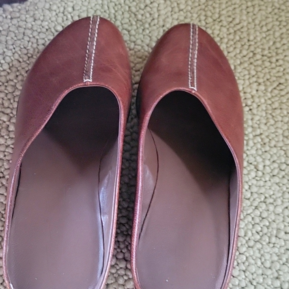 Vicini Leather Mules, size 40, Italian Qualuty Leather, Platform Mules - Picture 12 of 14